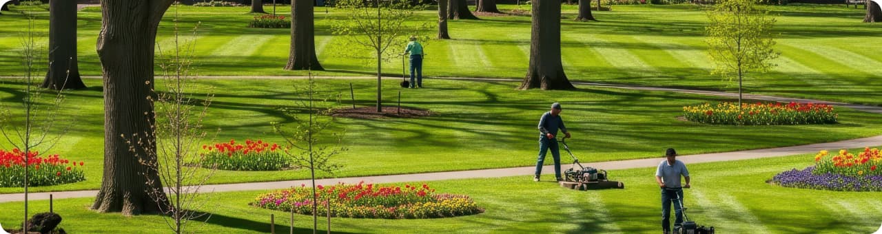 Le printemps, la saison clé pour vos<br class='d-none d-md-block'> chantiers espaces verts ! Le printemps, la saison clé pour vos<br class='d-none d-md-block'> chantiers espaces verts !