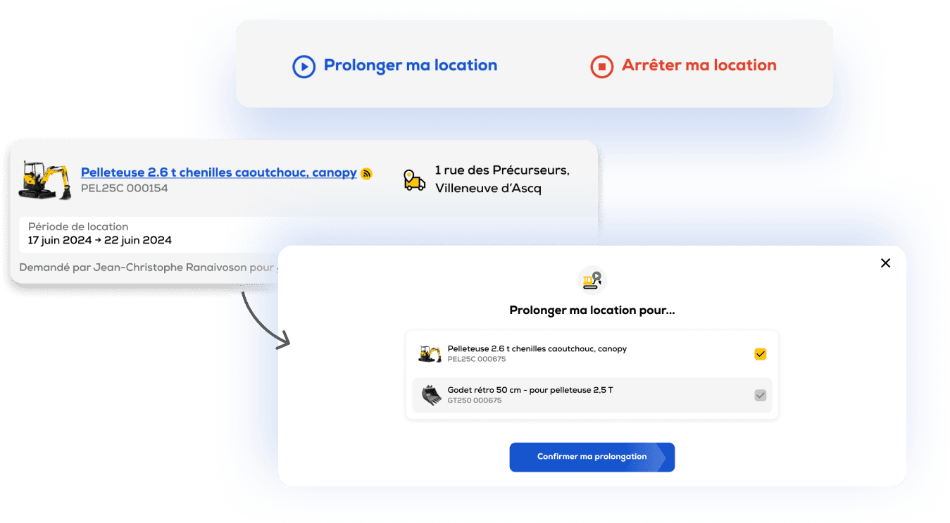 La réservation en ligne chez Kiloutou