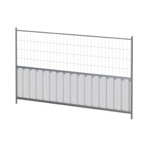 Clôture bardée blanche