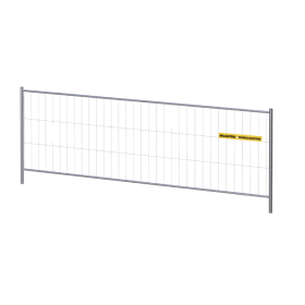 Clôture grillagée Blanche