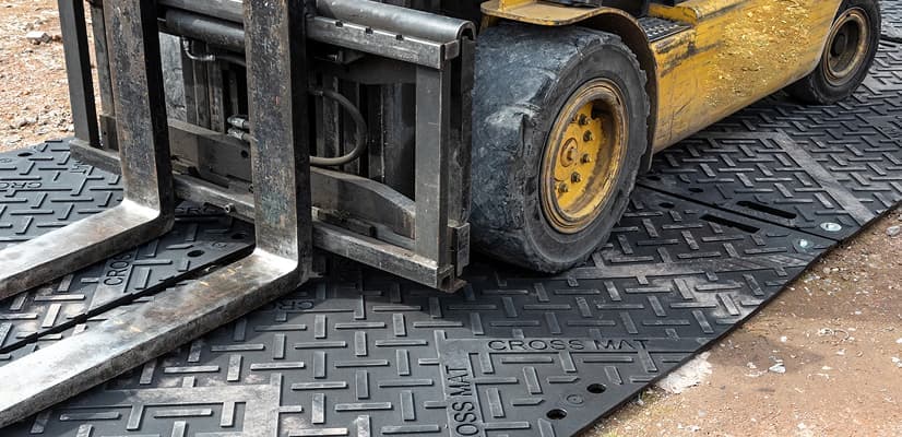 Plaques de roulage