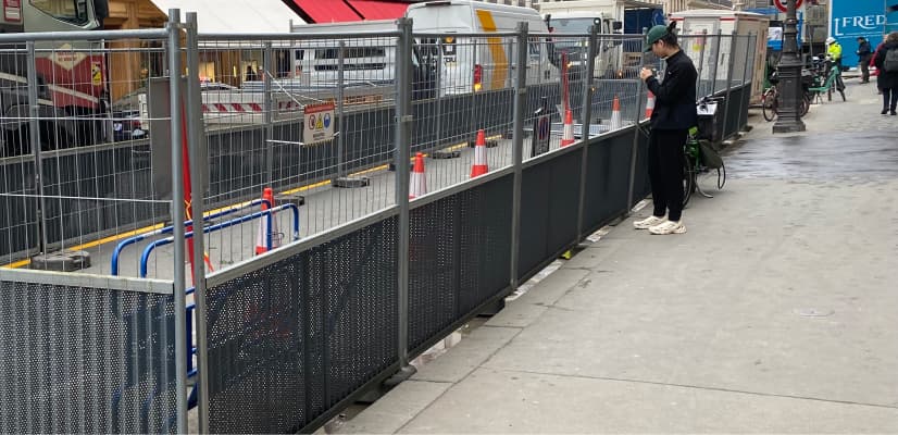 Clôtures et portails de chantier