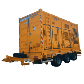 Groupe électrogène container sur remorque - de 800 à 1450 kVA