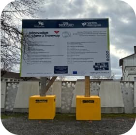 Panneaux de chantier