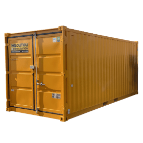 Container 20 pieds - Jaune KIL Container 20 pieds - Blanc