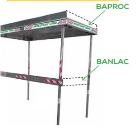 Bande protection latérale (pare-éclats)