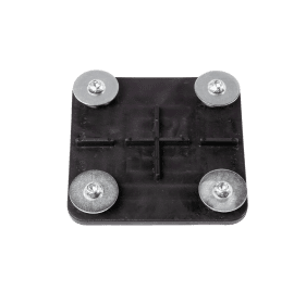 Connecteur double avec fixation - Pour plaque PLAQ24, PLA200