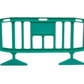 Barrière PVC 7 barreaux verte - 2000x1000mm