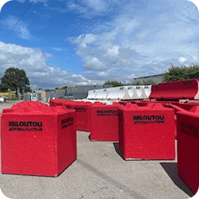 Bloc anti-intrusion - 80x80x80cm