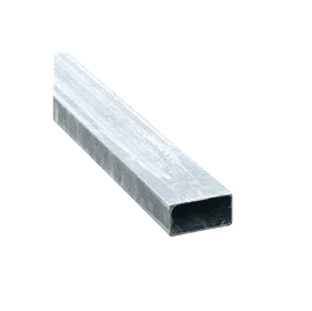 Mât rectangulaire Galvanisé - 80 x 40 mm au ML Épaisseur : 1.5mm