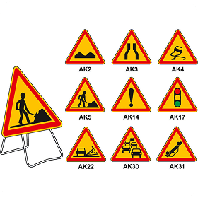 Signalisation d’approche indication de danger temporaire