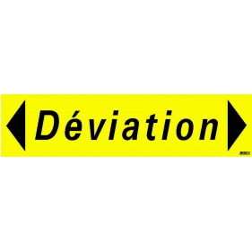 Panneau PVC DEVIATION - 800x200 mm